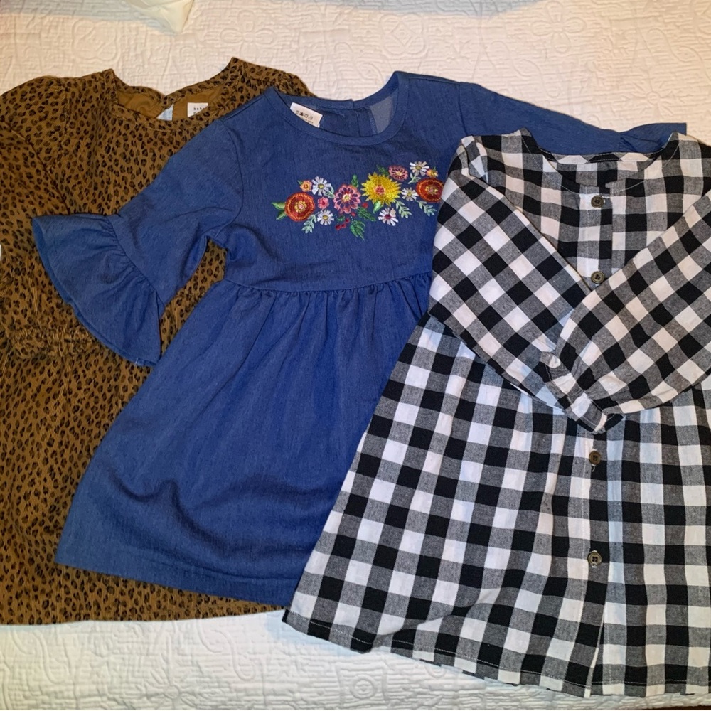 Girls Fall Dress Bundle - Size 3 & 4T